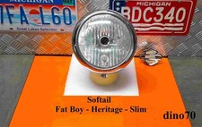 Harley Davidson faro anteriore cromato da 7" x Softail Fat Boy Heritage Slim ecc