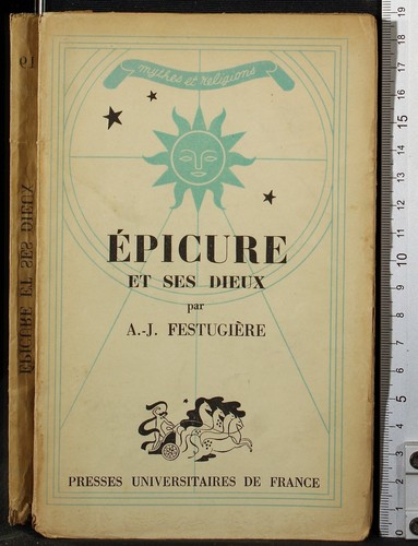 Epicure ses dieux - epicure,
