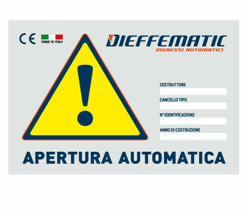 Cartello monitore dieffematic - cartello,