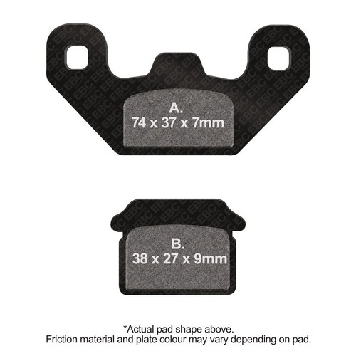 Ebc pastiglie freno moto - ebc,