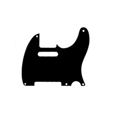 Pickguard TELECASTER Nero 5 Fori US Vintage Thin .060 1 Strati