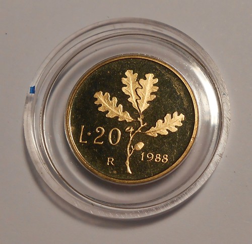 Lire 1988 ramo quercia - di,