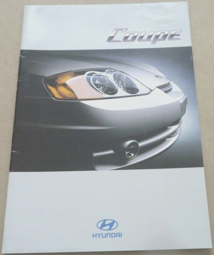 2002 hyundai coupe catalogue - hyundai,