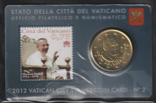 Vaticano stamp coin card - -,