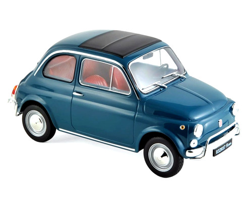 Fiat 500 turchese blu - l,