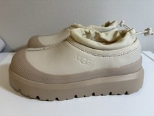 UGG TASMAN WEATHER HYBRID TUTTO IL GENERE BETULLA PEPE BIANCO US UOMO 4 / DONNA 5 NUOVO