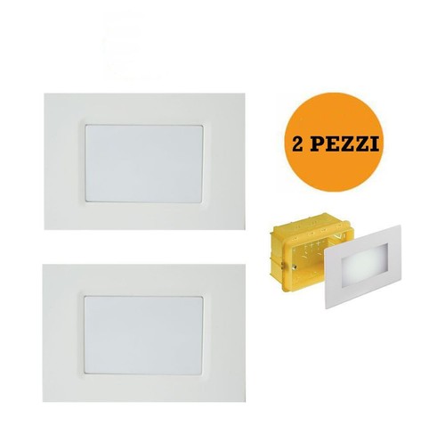 2pezzi faretto segnapasso - faretto,