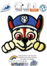 patch paw patrol pat patrouille chase toppa termoadesiva cartoon badge iron dog