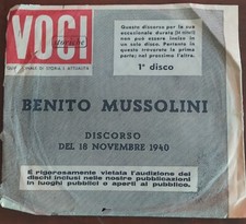 Benito Mussolini - Voci