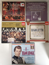 LOTTO 5x OPERE GIUSEPPE VERDI 11x CD Classica Traviata Falstaff Rigoletto Carlo