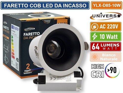 Faretto cob led incasso - faretto,