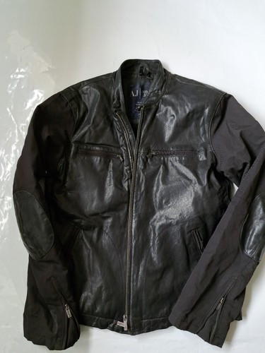 Armani jeans y2k giacca biker - jeans,