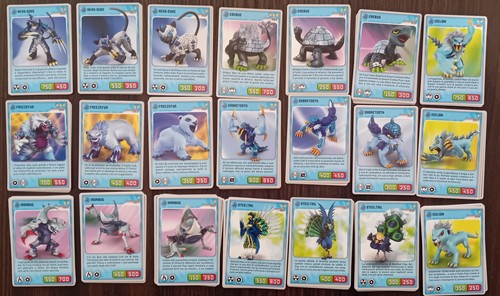Lotto 184 carte invizimals - 184,