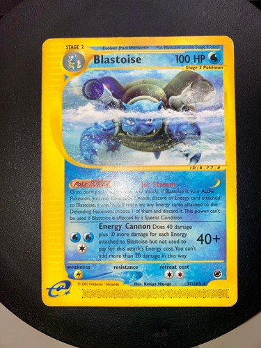 Blastoise 165 pkg eng - eng, ex