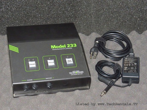 Console annunciatore studio - console,