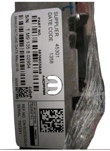 Codice radio chrysler jeep - codice,