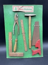 VINTAGE# SET GIOCATTOLO ANNI 60 JUNIOR WERKZEUG IL FALEGNAME #[MD]