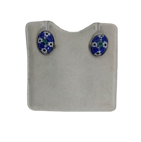 Orecchini ovale murrine - ovale,,