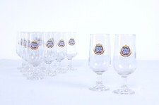 Bicchiere birra Prinz Brau calice vetro collezione altezza 16 cm