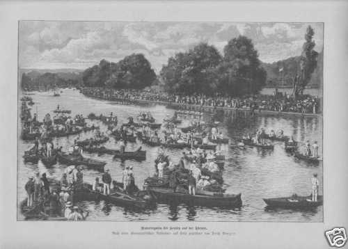 Regata canottaggio sul - di,