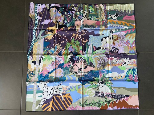 Foulard carré hermès soie - foulard,
