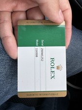 Rolex DAYTONA 116508 Guarantee