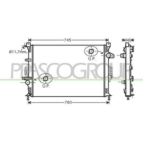 Radiatore per ford galaxy - ford, dal