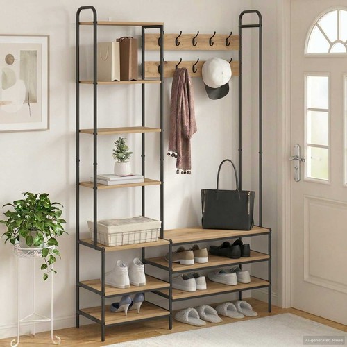Appendiabiti con panca - , per