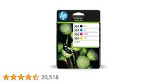 HP 364, 4-Pack, Black, Cyan