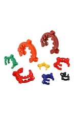 10x Set di Clip per Etichette - Clip per Giunti Standard da Laboratorio di Chimica (10 Pezzi)