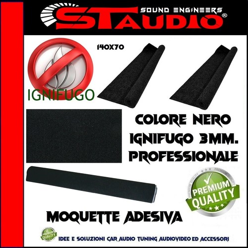 Moquette adesiva colore nero - adesiva,