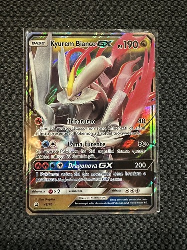 Carte pokemon kyurem bianco - bianco, gx