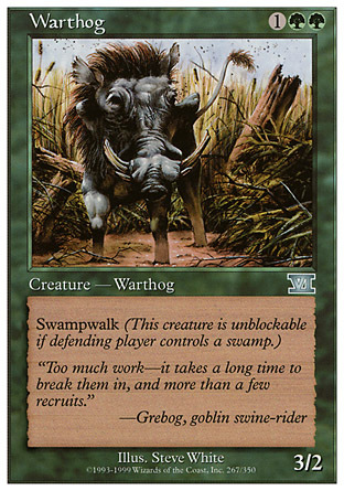 Magic mtg facocero - facocero, 6th