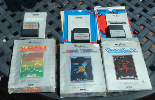 Vectrex scramble star trek - star,