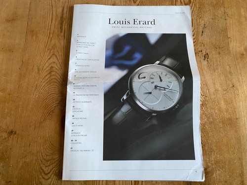 Rivista catalogo louis erard - catalogo,