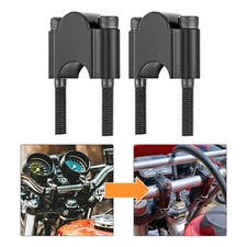 CNC Black Handle Bars 7/8"