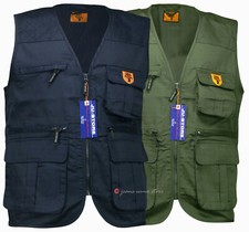 Gilet uomo multitasche cotone