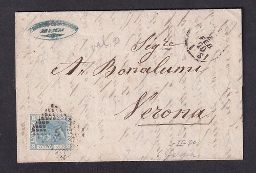 Italia 1870 intera lettera - lettera, al