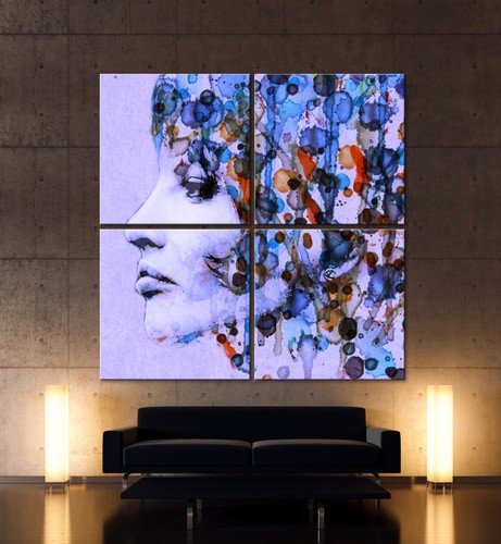 Donna blues astratto - donna,