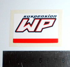 ADESIVO STICKER AUTOCOLLANT VINTAGE AUTO MOTO TUNING WP SUSPENSION 