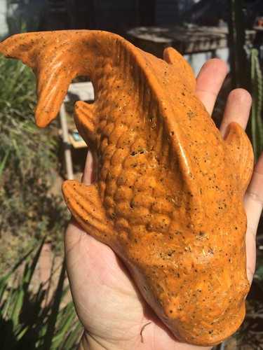 Grande scultura arte pesce - , koi