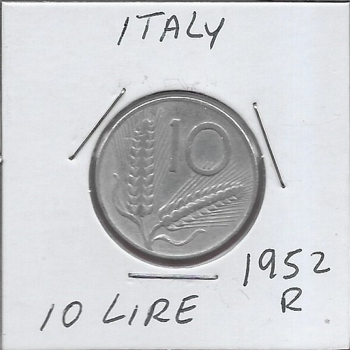 Italy lire 1952r - 10,