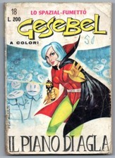 GESEBEL N.18 IL PIANO DI AGLA originale editoriale corno 1967 buck rogers