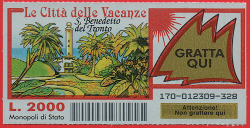 Gratta vinci lotteria - gratta, e