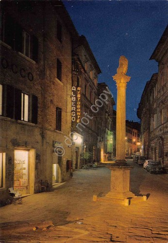 Cartolina montepulciano via - montepulciano,