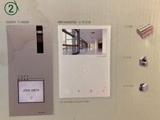 COMELIT 8461V KIT VIDEOCITOFONO MONOFAMILIARE VIVAVOCE SIMPLEBUS MONITOR COLORI