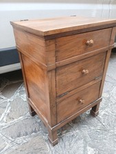 MOBILETTO-COMODA ANTICA IMPERO FINE '800 - NOCE MASSELLO - PESANTE -  EMILIA