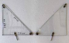 COPPIA VETRI DEFLETTORI DX E