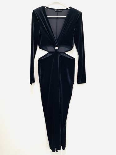 Abito midi zara - midi, velluto