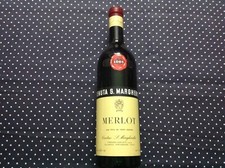 VINTAGE BOTTIGLIA PIENA SIGILLALA DI VINO DA COLLEZIONE TENUTA S.MARGHERITA 1965